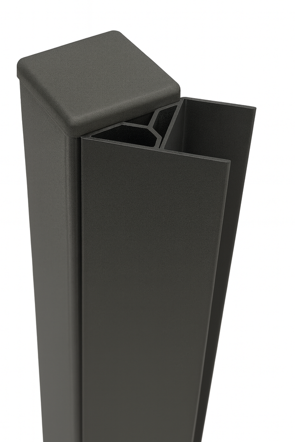 Perforated Pool Fence 135 Degree Channel