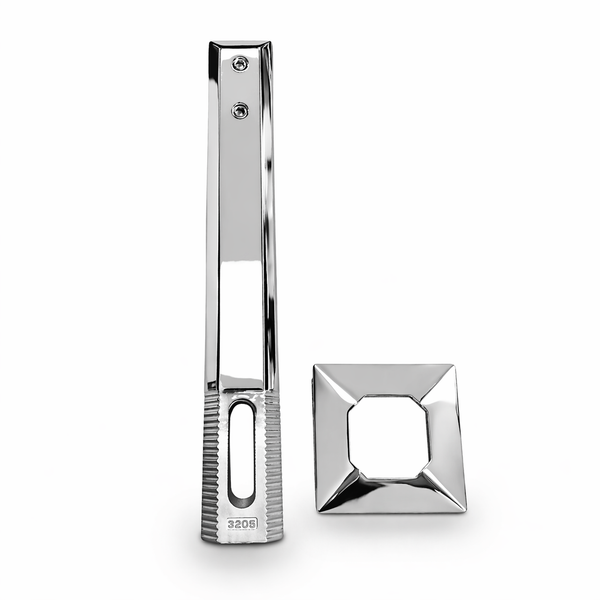 Square Core Drill Extended Shank Spigot 50x360mm Mirror Polished G2205