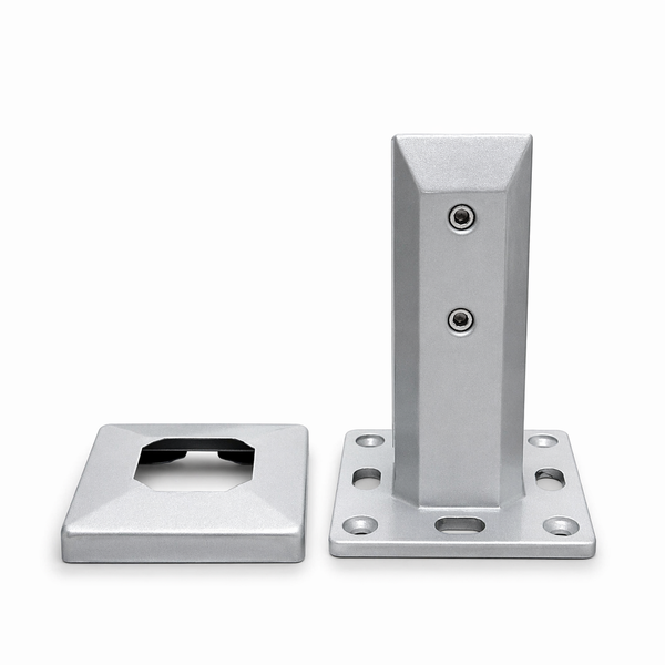 Square Base Mount Spigot 50x160 G2205 (Adjustable)(NON CONDUCTIVE)