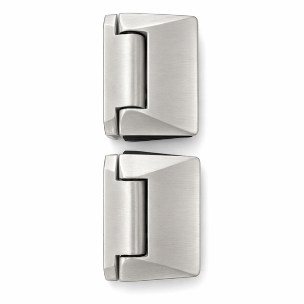 Atlantic Soft Close G2205 Stainless Steel Wall - Glass Hinges