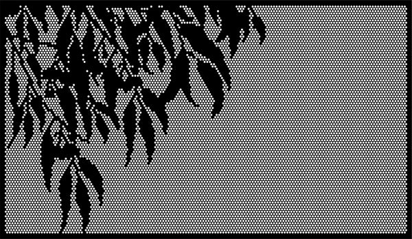 Perforated Eucalyptus Pool Panel 2 Meter KIT Black