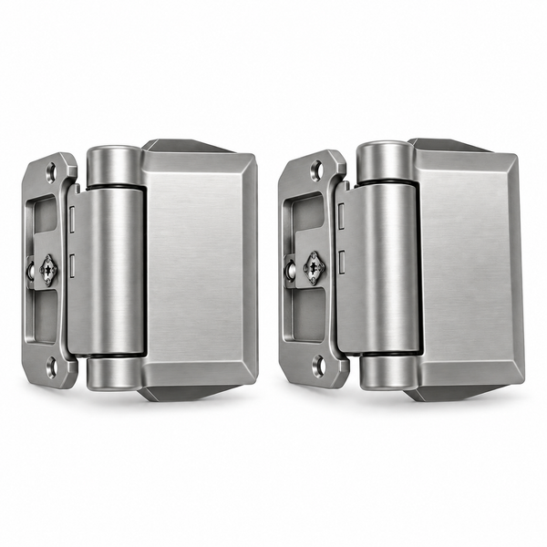 Softclose Orion Wall/Sq Post to Glass Hinges G2205