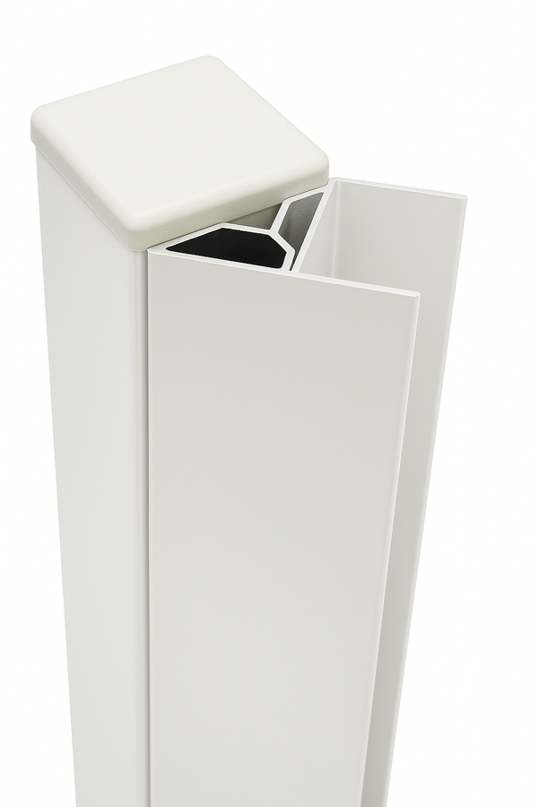 Perforated Pool Fence 135 Degree Channel