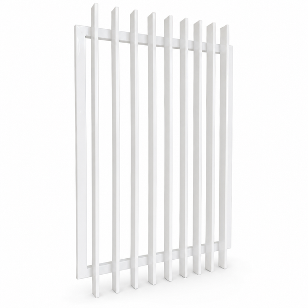 Aluminium Blade Gate Panel 1800mm (H) x 920mm (W) INC CAPS