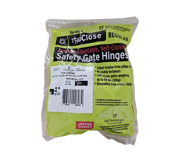 D & D Trueclose Hinges White