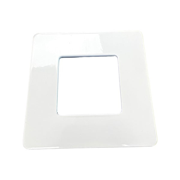 Aluminium Pool Fence Post Cover 50x50 Dia White