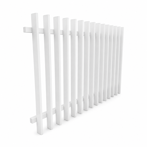 Aluminium Blade Pool Fence Panel 1200MM (H) x 2400 (W) INC CAPS