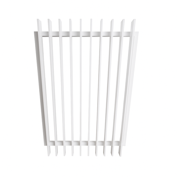 Aluminium Blade Gate Panel 1500mm (H) x 920mm (W) INC CAPS