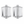 Polaris S155 Glass to Glass Hinges G2205 Stainless Steel
