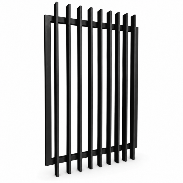 Aluminium Blade Gate Panel 1800mm (H) x 920mm (W) INC CAPS