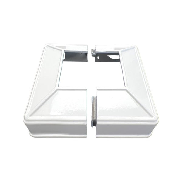 Aluminium Raised Two Piece Base Plate Post Cover 50x50