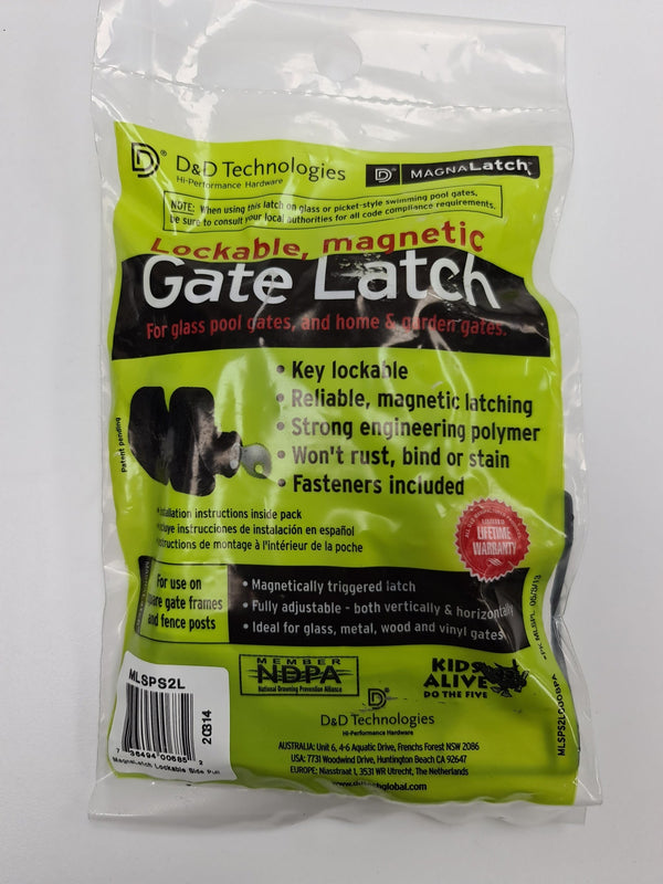D & D Key Lock side pull with Gate Stop