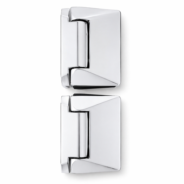 Atlantic Soft Close G2205 Stainless Steel Wall - Glass Hinges