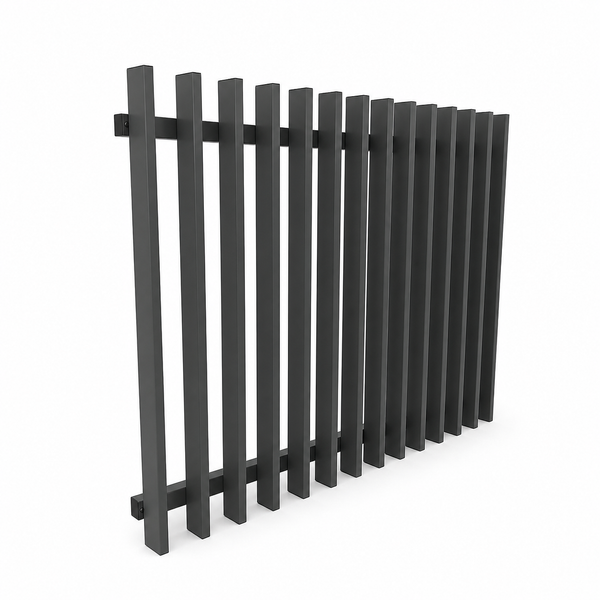 Aluminium Blade Pool Fence Panel 1200MM (H) x 2400 (W) INC CAPS