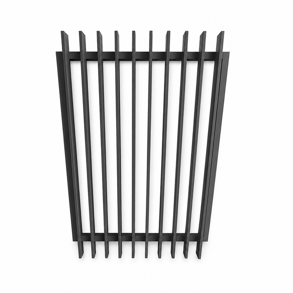 Aluminium Blade Gate Panel 1500mm (H) x 920mm (W) INC CAPS