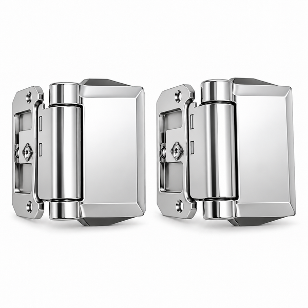 Softclose Orion Wall/Sq Post to Glass Hinges G2205