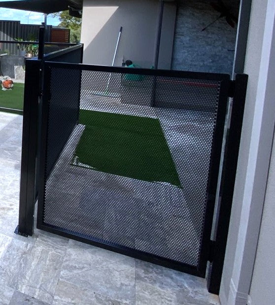 Perforated Pool Gate (Welded) (Includes D&D Magnalatch & Truclose Hinges)
