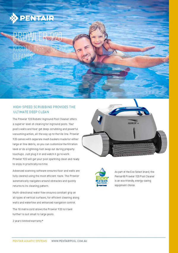 Prowler 920 Robotic Pool Cleaner