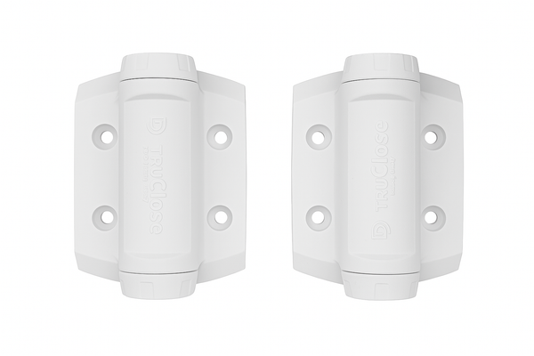 D & D Trueclose Heavy Duty Hinges White