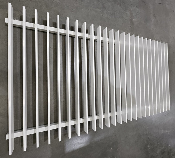 Aluminium Blade Garden Fence Panel 1000MM (H) x 2400 (W)