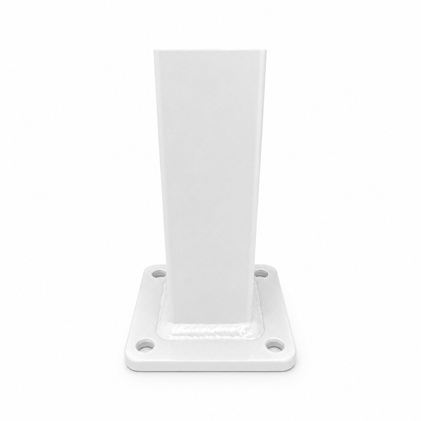 Aluminium Post With Base & Cap 50x50mm Dia