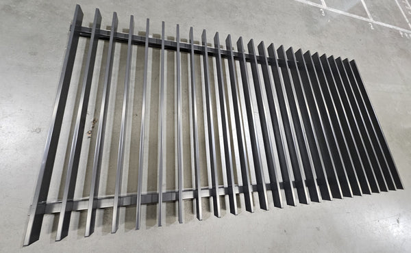 Aluminium Blade Pool Fence Panel 1200MM (H) x 2400 (W)