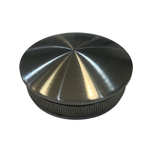 Round push in end cap G316 Stainless Steel