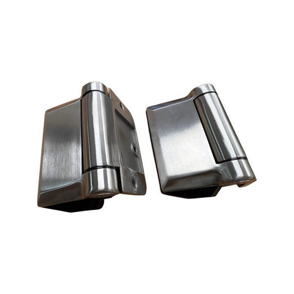 Softclose Orion Wall/Sq Post to Glass Hinges G2205
