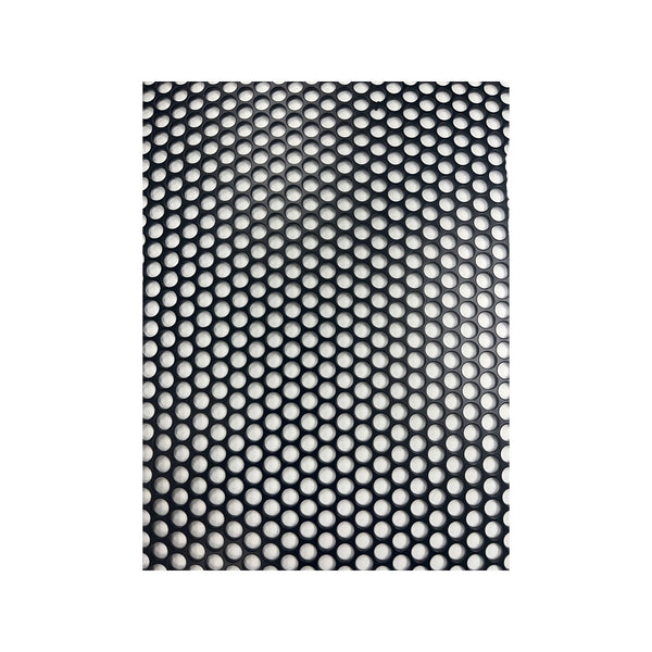 Perforated Pool Fence Panel Infill 1140 x 2960mm Satin Black
