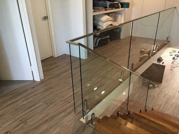 Frameless Glass Balustrade with (Top Handrail) Package Deal