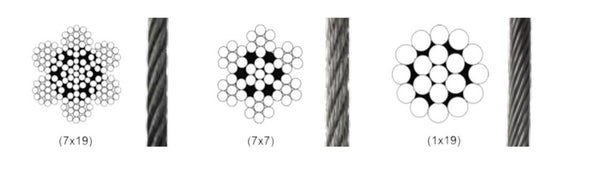Stainless Steel Wire Rope G316 7x7 (305 meter reel)